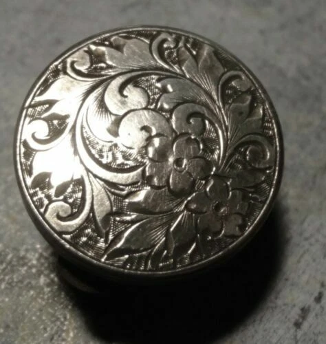 Silver Victorian Collectable Antique Sewing Buttons (Pre - 1900)