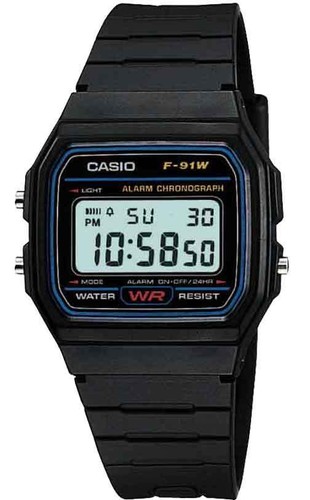 CASIO WATCH VINTAGE RETRO ORIGINAL F-91W-1 F91 F91W F-91 WARANTY - Picture 2 of 3