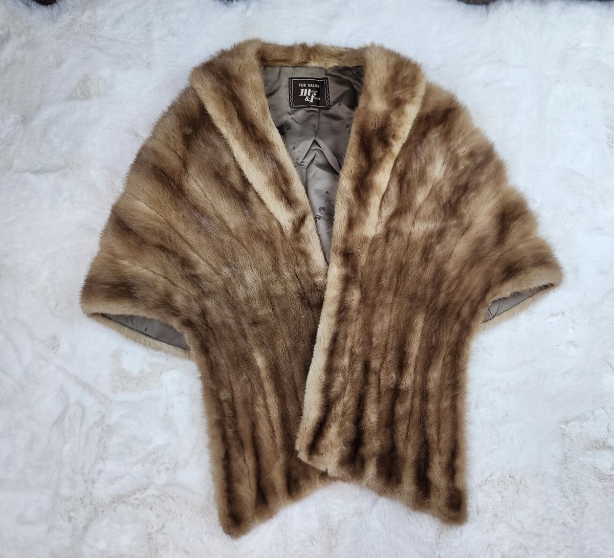 Vintage Mink stole and Hat 100% real mink #realfur Vintage Mink Fur Stole Shawl Wrap – Lewis Furrier Sacramento  main image 3