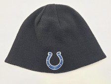 Indianapolis Colts Reversible Beanie Winter Knit Hat Stocking Cap Seems Small