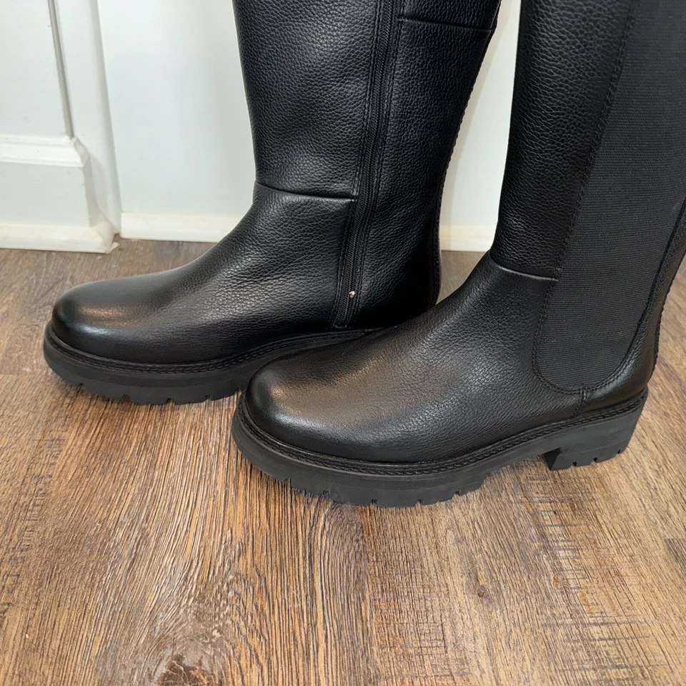 BOTAS CLARKS DE CUERO NEGRAS Talla 8 Nunca Usadas Foto 3 de 4