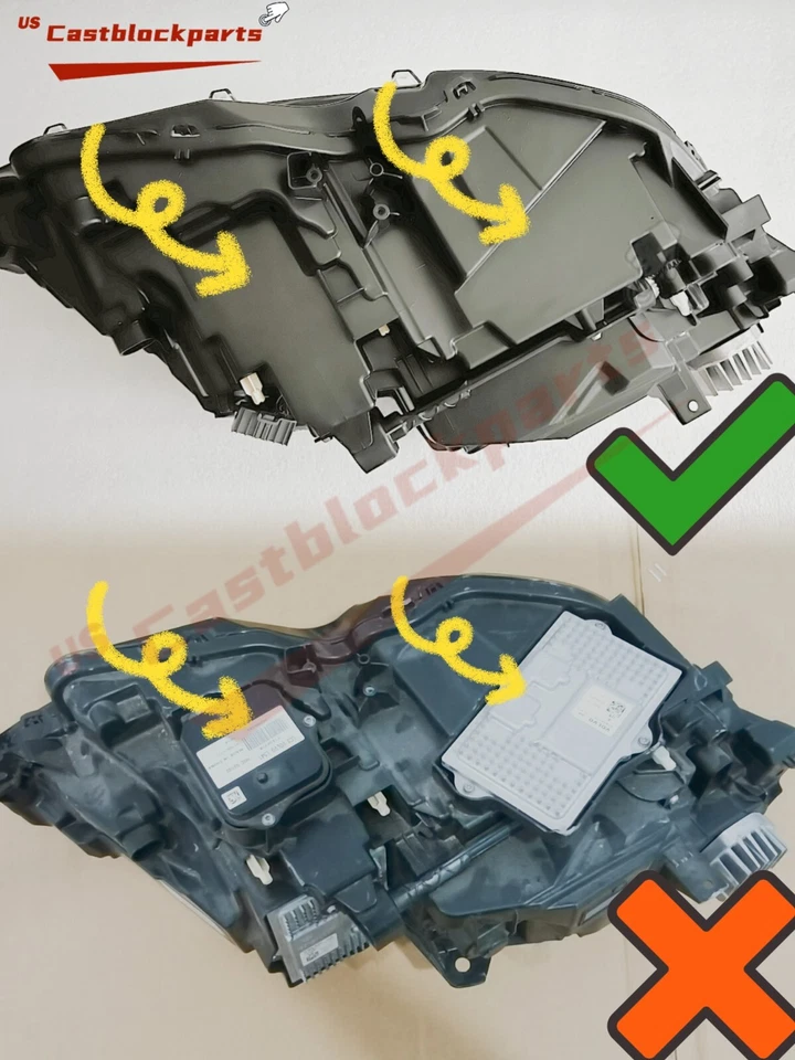 Faros LED completos para Volvo S90 V90 2018-2020 lado izquierdo+derecho con par de módulos de giro Foto 2 de 4