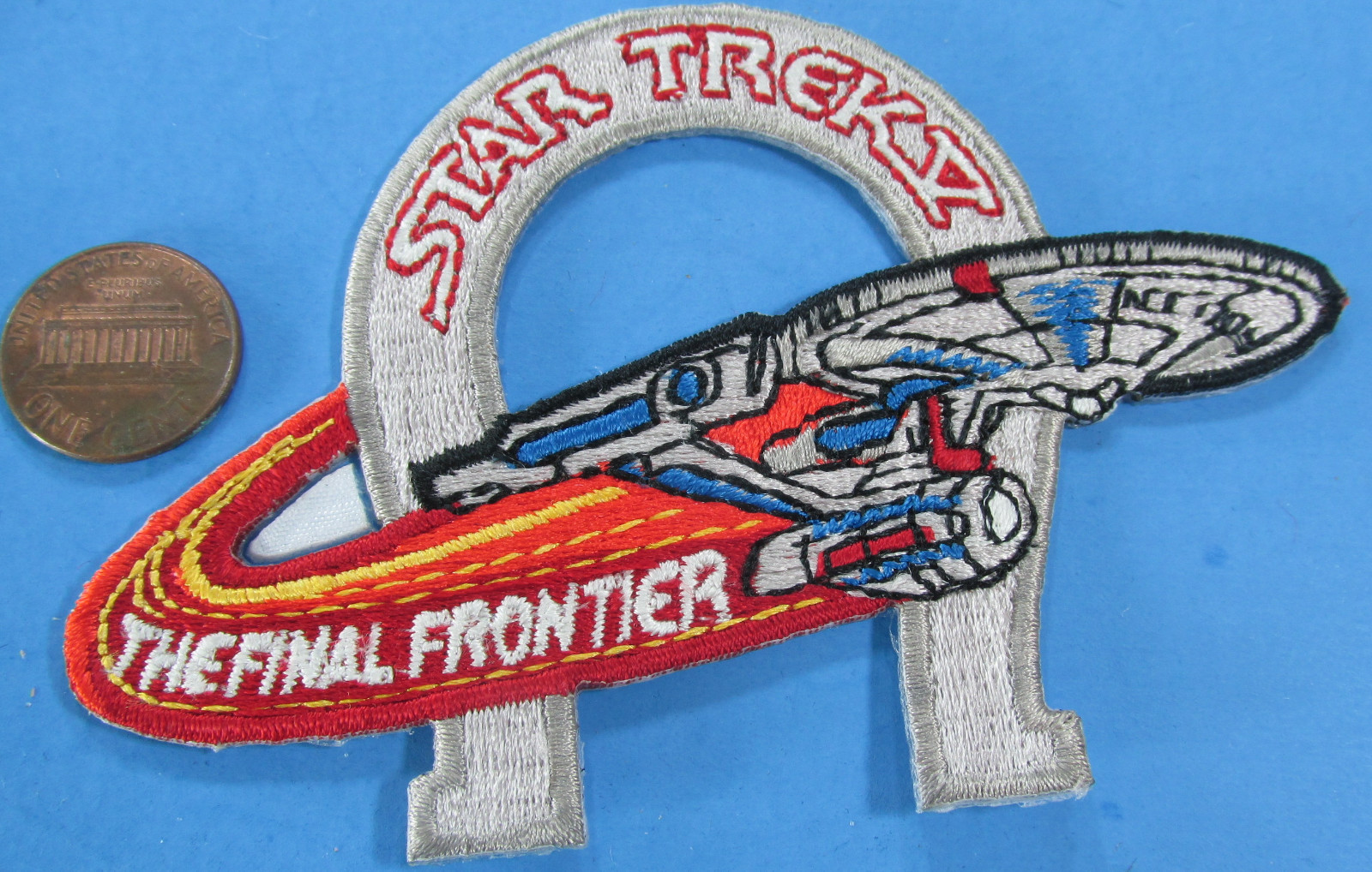 PATCH Star Trek V The Final Frontier movie Enterprise & horseshoe