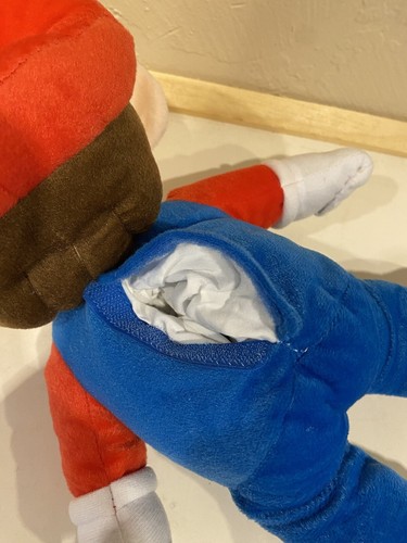 12 Inch Tall super Mario And yoshi plush Toys With Secret Pouch - Picture 4 of 5