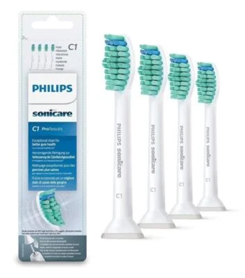 Genuine Philips Sonicare Replacement Toothbrush Head C1 Optimal White Pack Of 4