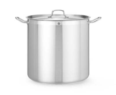 Kochtopf, hoch - mit Deckel, HENDI, Profi Line, 50L, ø400x(H)400mm