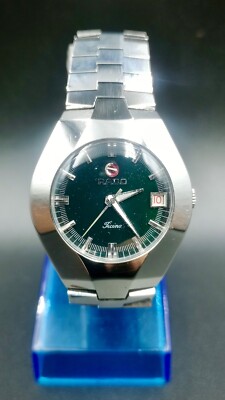 Vintage and Rare RADO Ticino Automatic Unisex watch. Deep Green