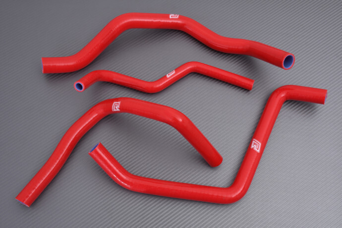 Tuyaux radiateur eau rouge anti-fuite pour résoudre les surchauffes sur Honda CB 500 X