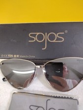 SOJOS SJ1091C-FQX Silver Frame/Silver Mirrored Lenses /SUN GLASSES