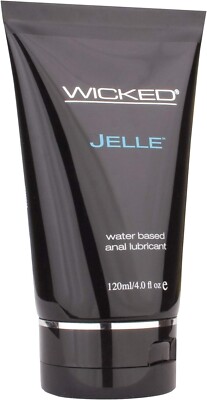 Wicked JELLE Water Lubricant Wet Glide Backdoor ANAL Ease Relax Lube Gel Eze