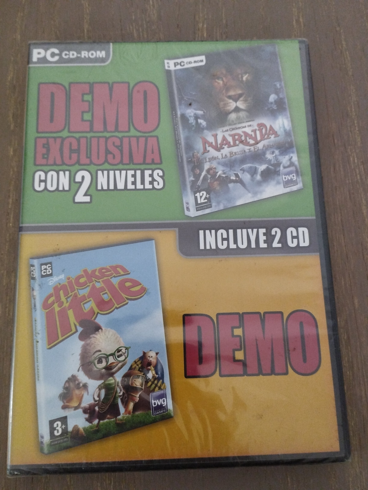 Demo Chronicles Narnia + Chicken Little ATARI - Game for PC CD-Rom Spain New