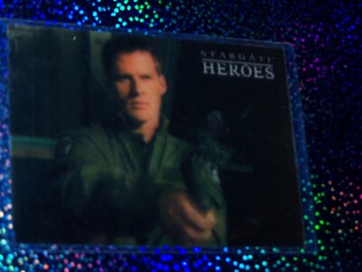 STARGATE SG1 HEROES lenticular trading card L9 Cameron Mitchell Ben Browder