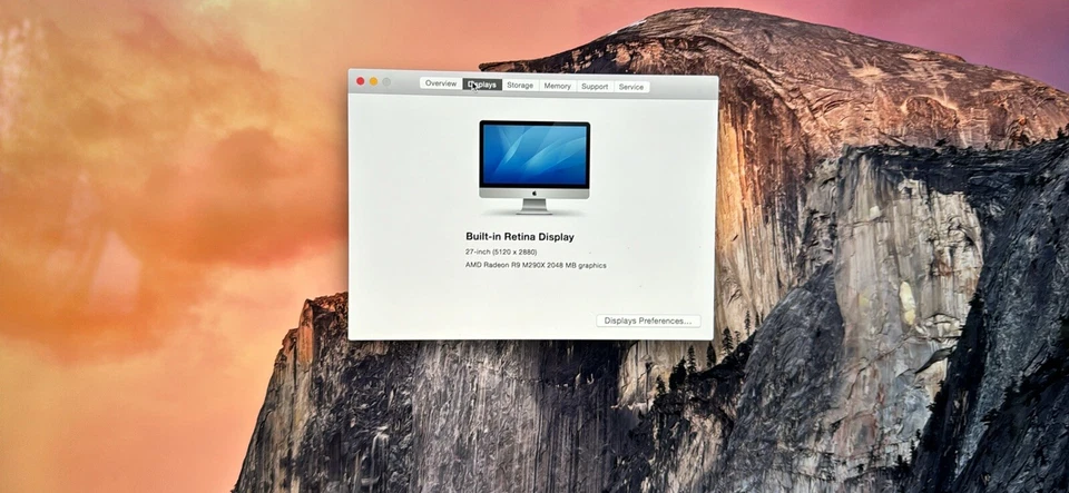 Apple iMac 27" A1419 (Retina 5K 2014) i5 3.5GHz | 16GB | SSD 1TB | M290X Foto 3 de 4