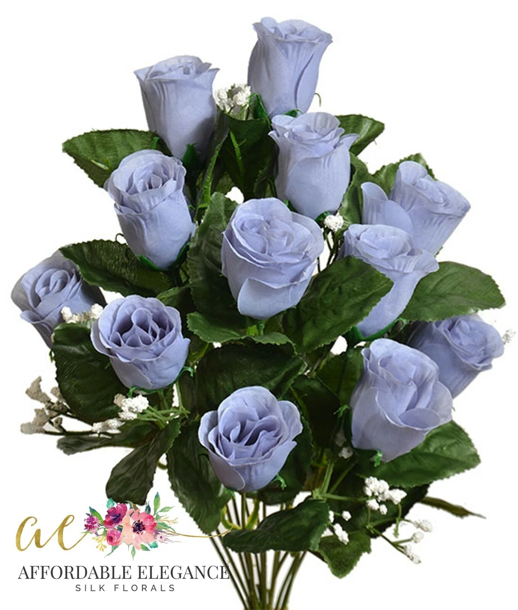 Light blue 2024 artificial roses