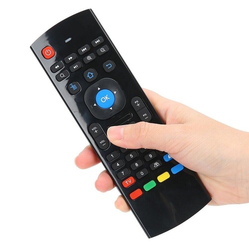 Telecomando Tastiera Wireless Air Mouse MX3 Per Android Smart TV Box Nero - Foto 14 di 15