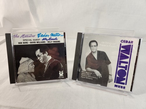Cedar Walton - The Maestro (CD, 1989) and As Long as There's Music (CD, 1993) NM - Foto 10 di 10
