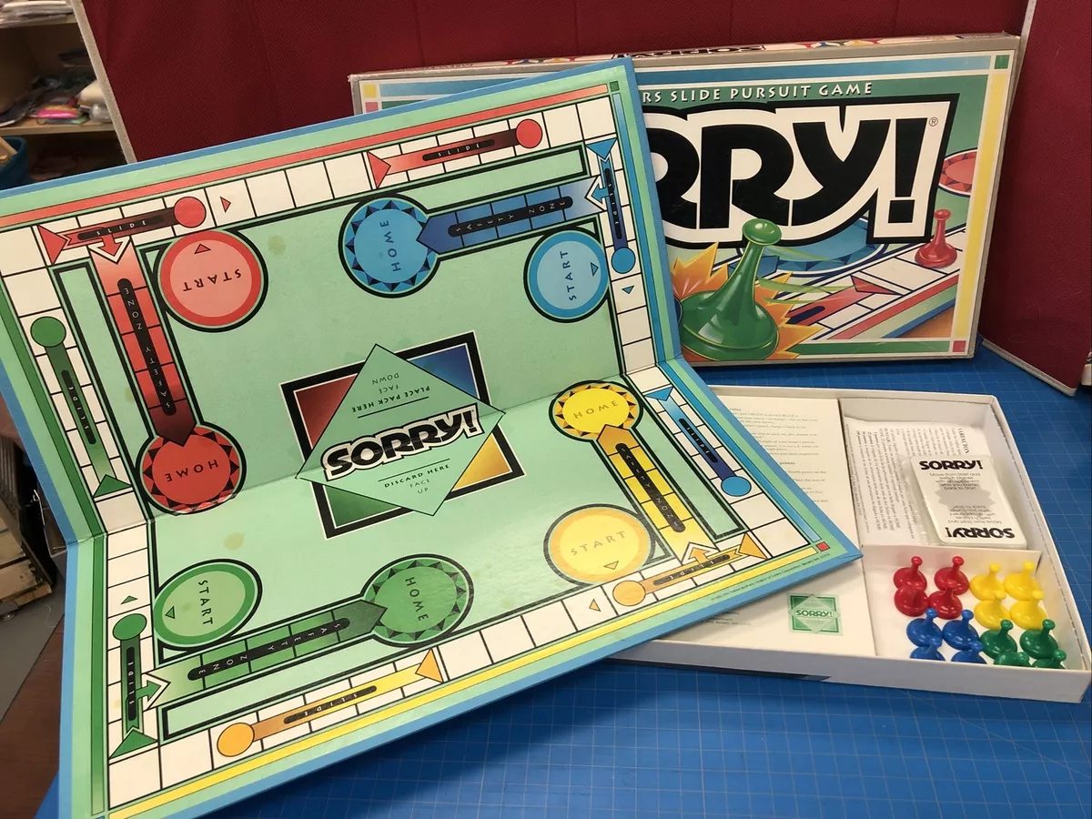 1992 Sorry Game by Parker Brothers Complete in Good Condition