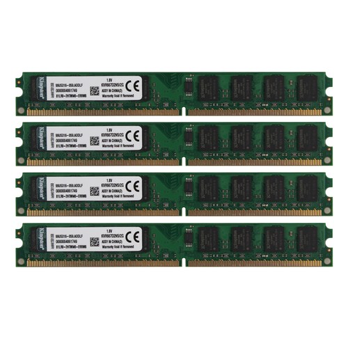 4X 2 GB 2G Intel CPU 2Rx8 PC2-5300 DIMM Memory RAM Desktop DDR2 667Mhz 240Pin.、