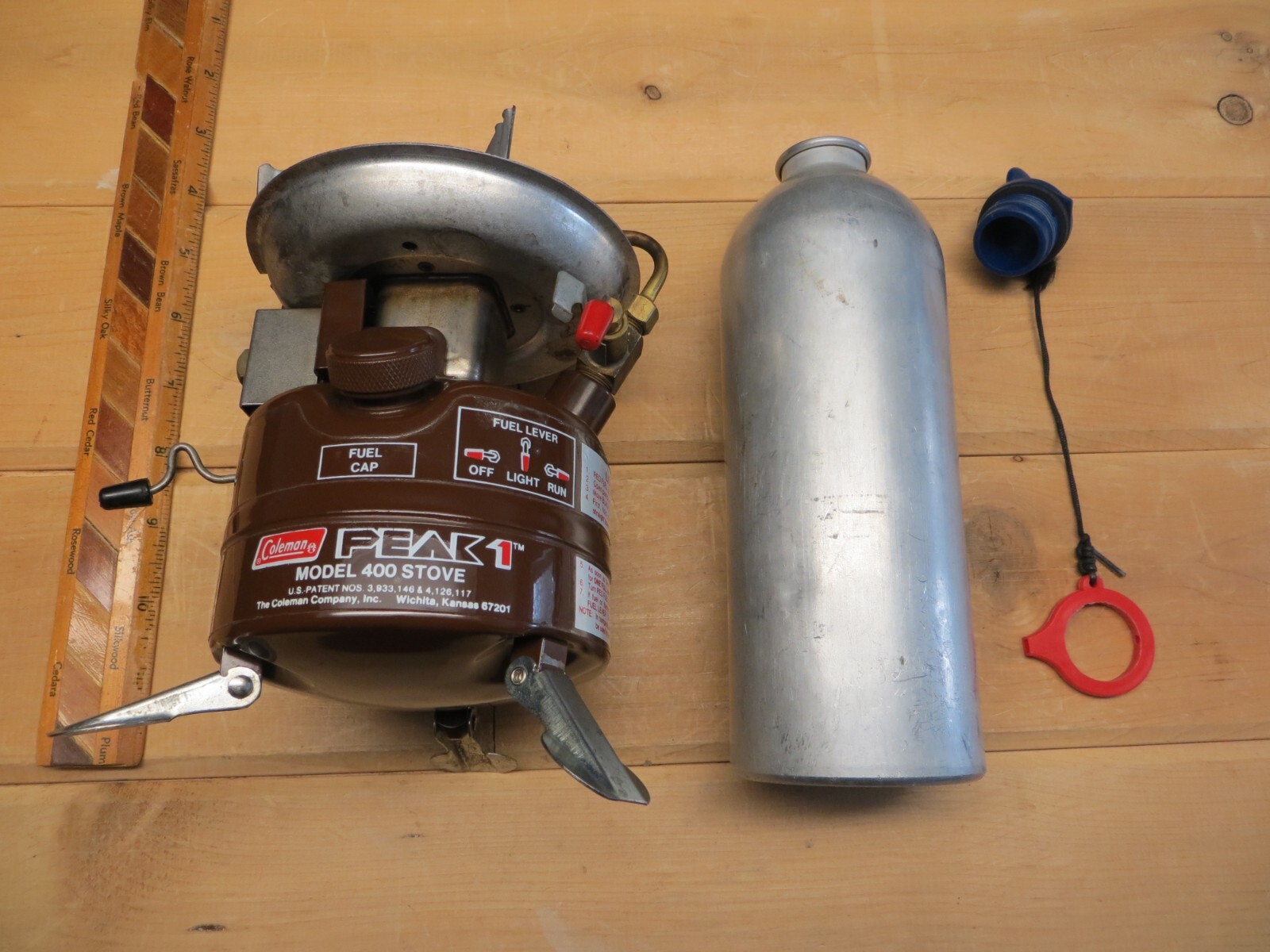 VINTAGE COLEMAN PEAK 1 SINGLE-BURNER CAMP STOVE w/ EXTRA FUEL BOTTLE- MADE  8-81 – ASA College: Florida