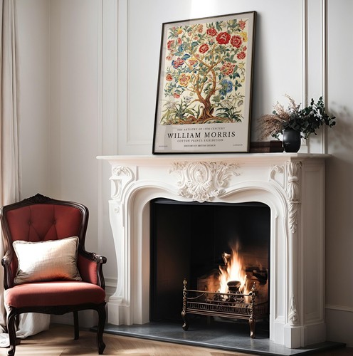 Póster Maestro William Morris Póster - Impresión Árbol de la Vida - Arte Floral - Botánico... - Imagen 4 de 6
