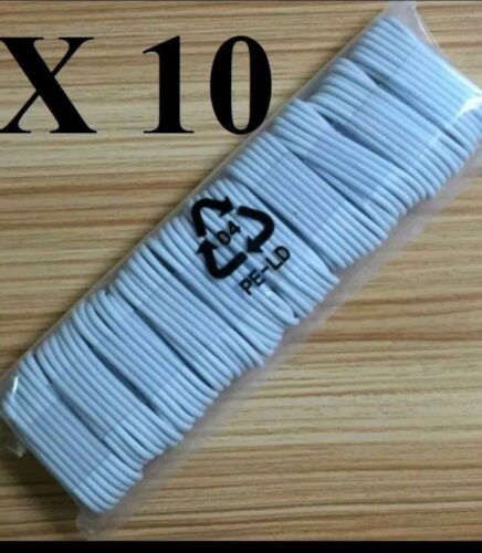 SET DI 10X3FT USB cavo caricabatterie sincronizzazione dati per Apple iPhone 5/6/7/8/X XS Max XS - Foto 1 di 4