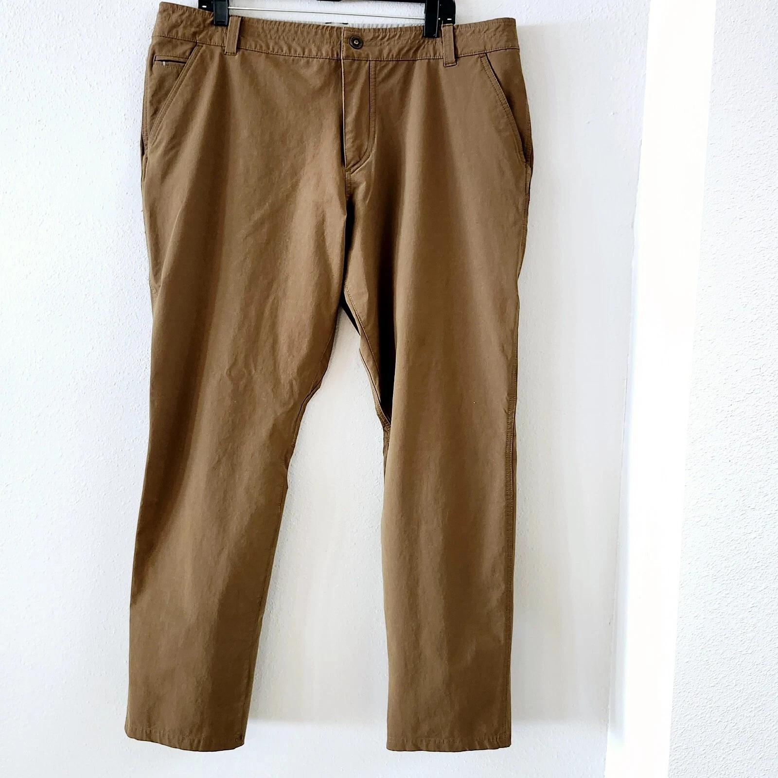 Kuhl Resistor Chino Hiking Stretch Dark Khaki Paints Men's 40x32 (Fit 40x31)