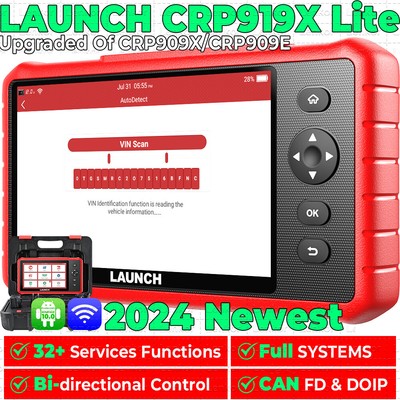 2025 LAUNCH Diagnosegerät X431 CRP919X Lite ALLE SYSTEME Tester 32+ Funktionen