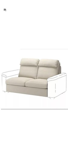 New IKEA LIDHULT Cover for loveseat Sleeper, Gassebol Light Beige 304.051.36 - 第 1/6 張圖片