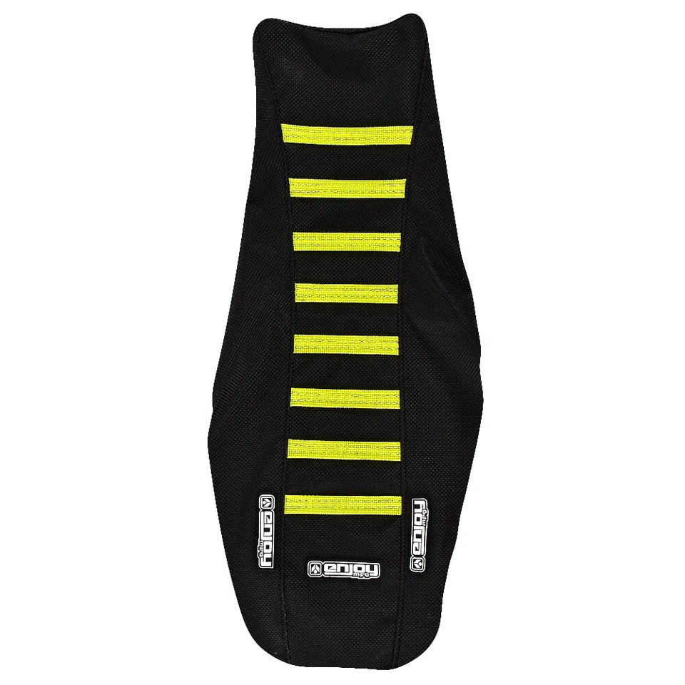 Cubierta de asiento con pinza Yamaha YZ 450 F 2014-2017 negro/amarillo neón costillas #84 Foto 4 de 4