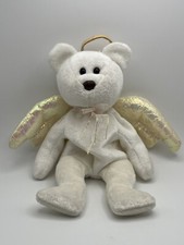 TY Beanie Baby Halo The Angel Bear 1998 9  Tush Tag Only