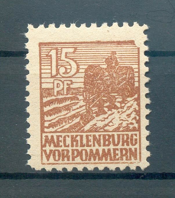 SBZ MECkPOM 37II ABART** MNH POSTFRESH (73178