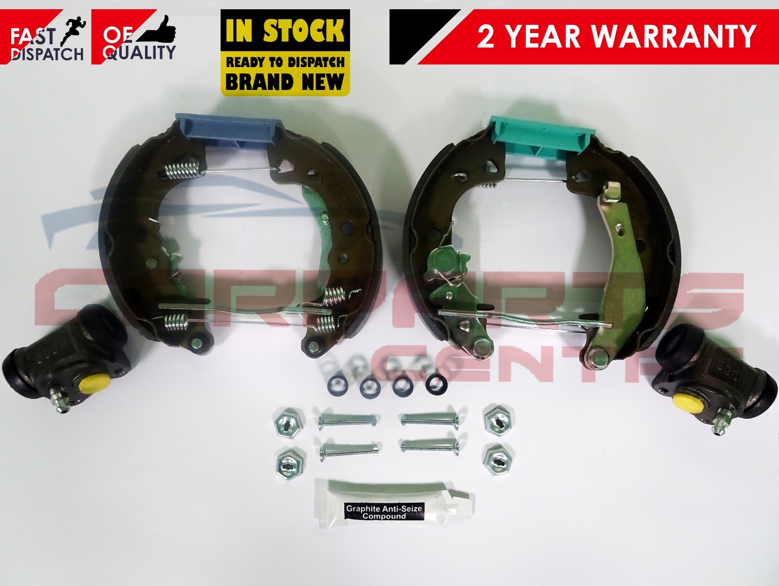 FOR CITROEN AX 19861997 REAR BRAKE SHOES ADJUSTERS WHEEL CYLINDERS