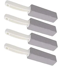 	Pumice Cleaning Stone with Handle Toilet Bowl Cleaner Hard Water Ring Remover	
