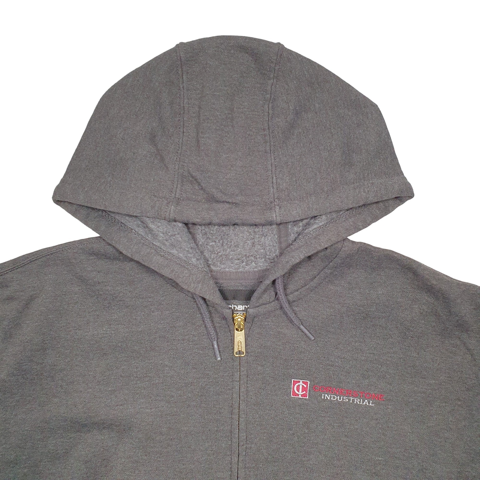 CARHARTT Full Zip Workwear Jumper Sweatshirt Mens L image 2