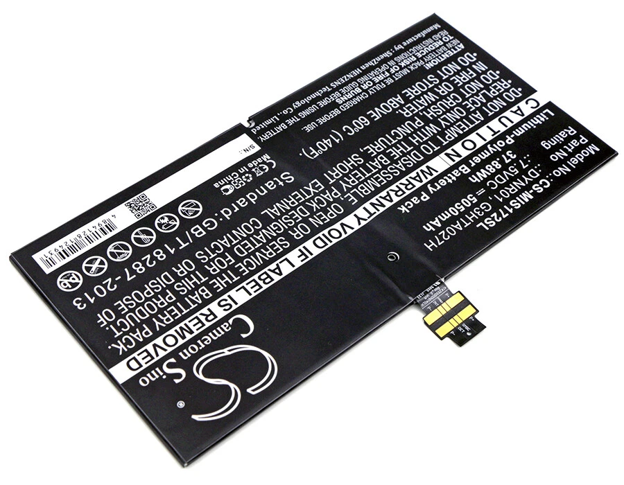 Bateria para Microsoft 1724, Surface 4, Surface Pro 4, Surface Pro 4 1724 DYNR01 - Imagem 2 de 4