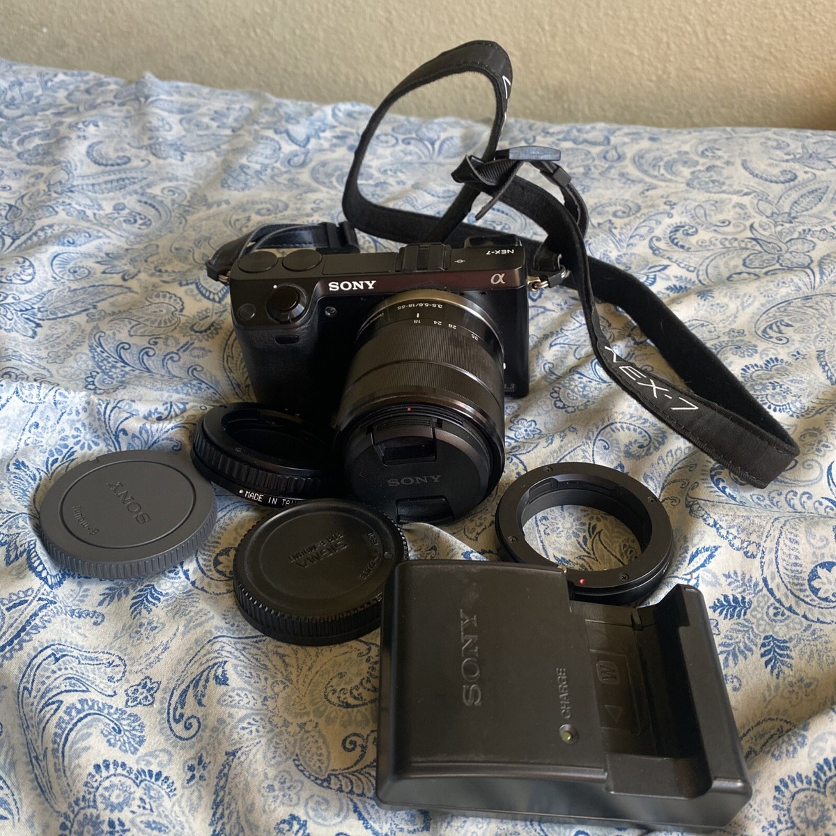 Sony Alpha NEX-7K 24.3MP Digital Camera - Black (E OSS 18 Sony Alpha NEX-7K 24.3MP Digital Camera - Black (E OSS 18