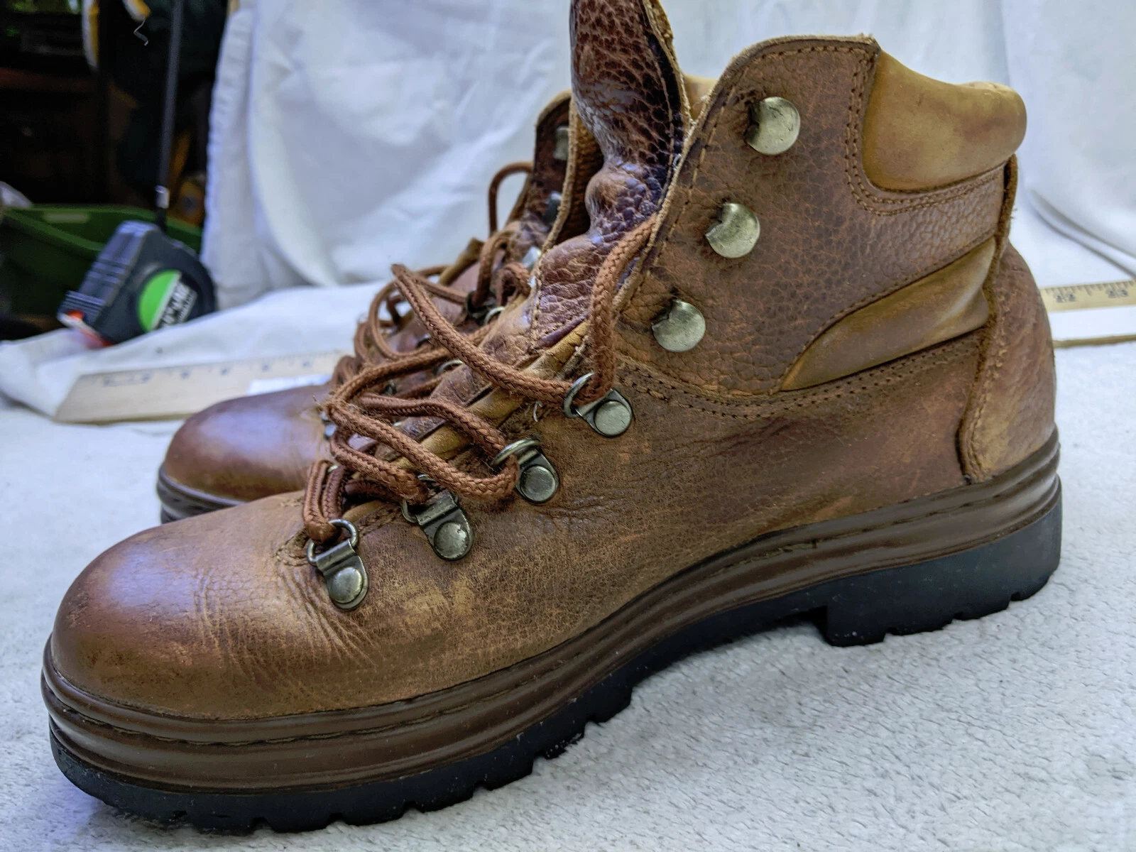 Timberland Field Stivali Donna 9 M 69055 Caviglia Escursionismo Pelle Marrone