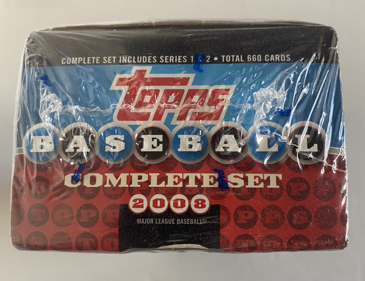 Topps 2008 MLB Baseball Cards Series 1 & 2 660 Cards Complete Set