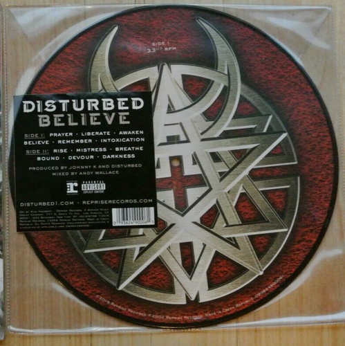 DISTURBED Believe LP Ltd Pic Disc Vinyl - Picture 2 of 3