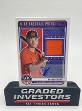 2023 Stars & Stripes Baseball Auto /72 #U18-DC Darnel Collins Netherlands