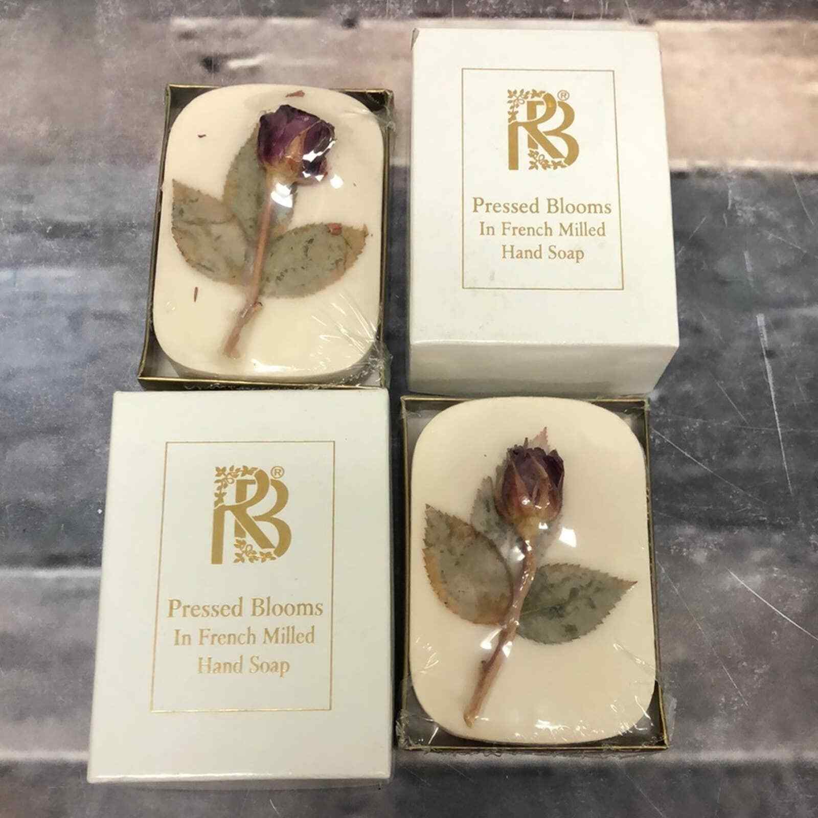 Ed Blooms In French Milled Hand Soap Lot Of 2 Rare