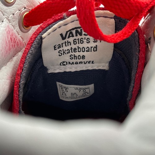 Vans Marvel Wonder Woman Size 7 Women’s Shoes Red Gold Blue White Earth 616 Skat - Picture 22 of 23