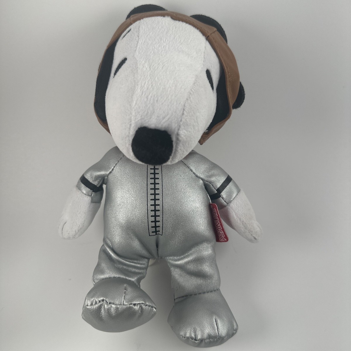2016 Peanuts Plush SNOOPY Doll Silver Space Suit Astronaut