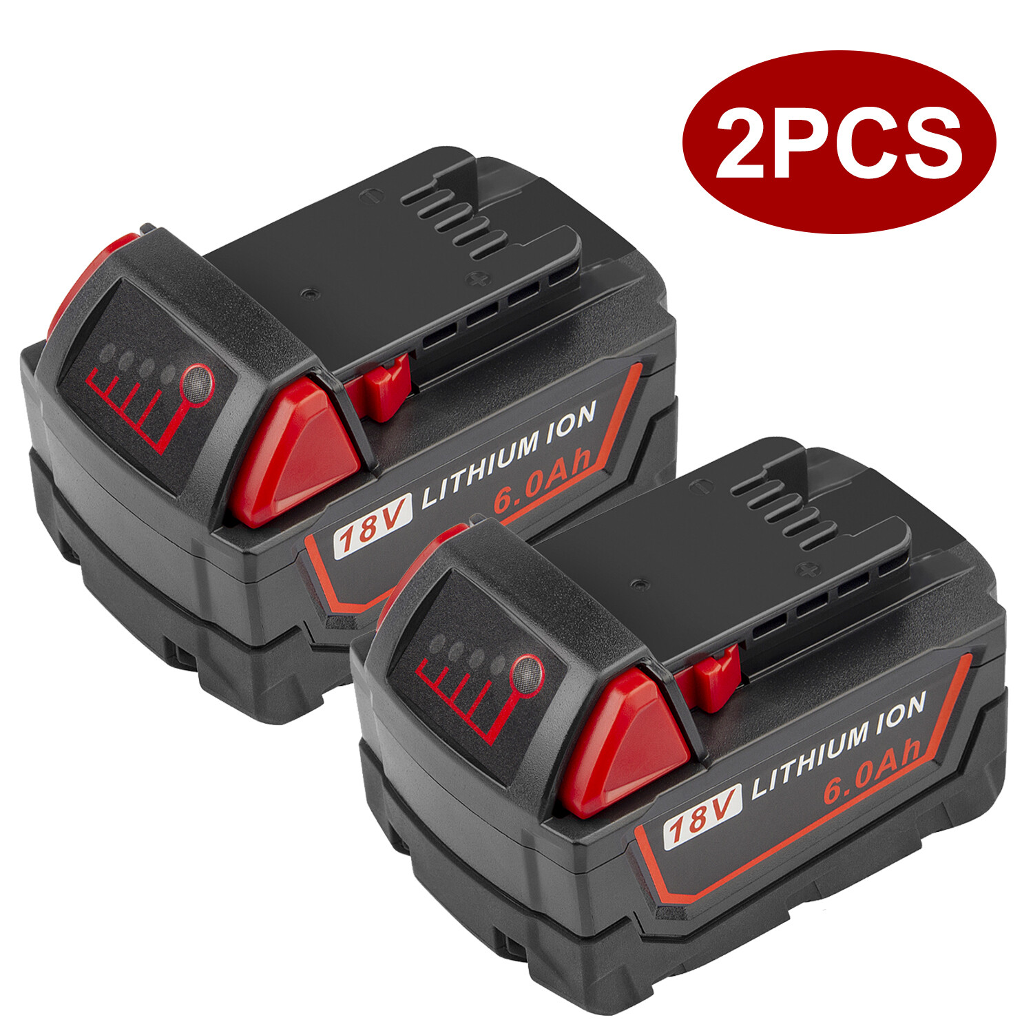 12.0Ah Battery/Charger For Milwaukee for M18 Li-Ion Extended Capacity 48-11-1860