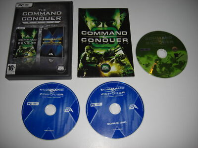 Command & Conquer SAGA PC DVD inkl. DAS ERSTE JAHRZEHNT & C&C 3 Tiberiumkriege fast neuwertig
