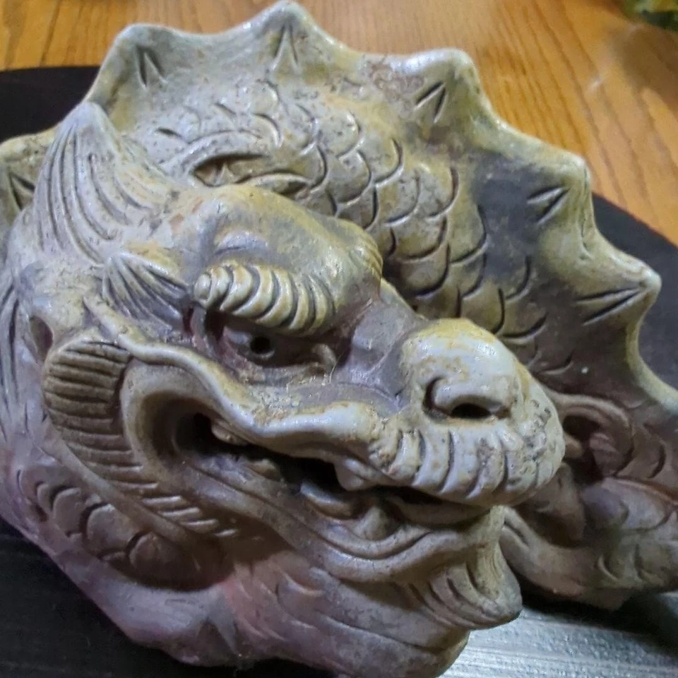 Figura de colección BIZEN Ware DRAGÓN cerámica zodiaco estatua 9,4 pulgadas de Japón Foto 4 de 4