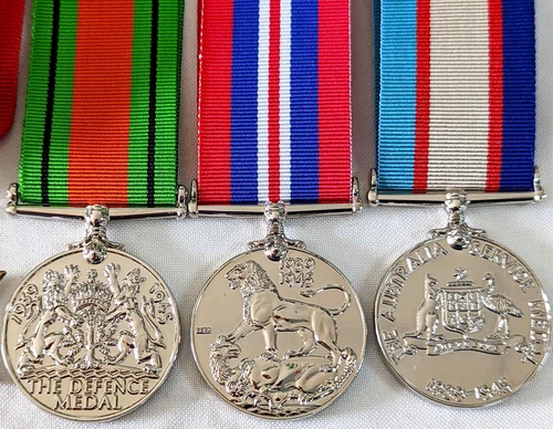 WW2 Australia military Darwin & home front medals replica army navy air force