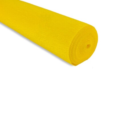 Krepppapier Rolle 180g (50 x 250cm) Narzissengelb (Farbton 17E5)