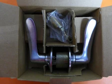 NEW Schlage Manhattan Satin Chrome Passage Door Lever Set F10 MNH 626