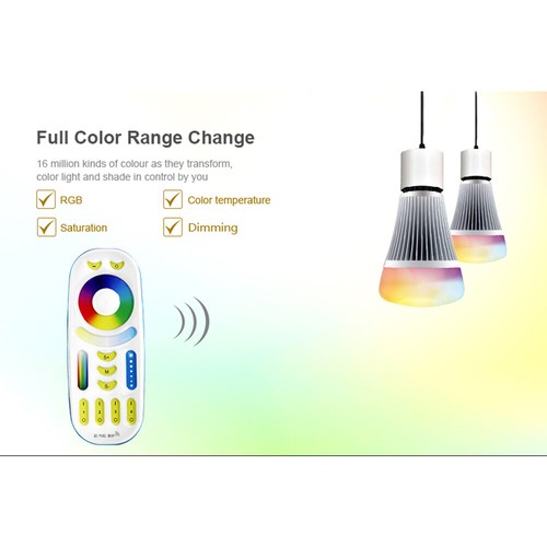6W 9W 12W RGB CCT Led Bulb light MR16 GU10 E27 E14 Dimmable 2.4g RF WIFI milight - Picture 14 of 85